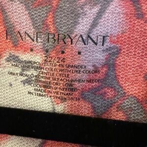 Lane Bryant hoodie with three-quarter length sleeves.